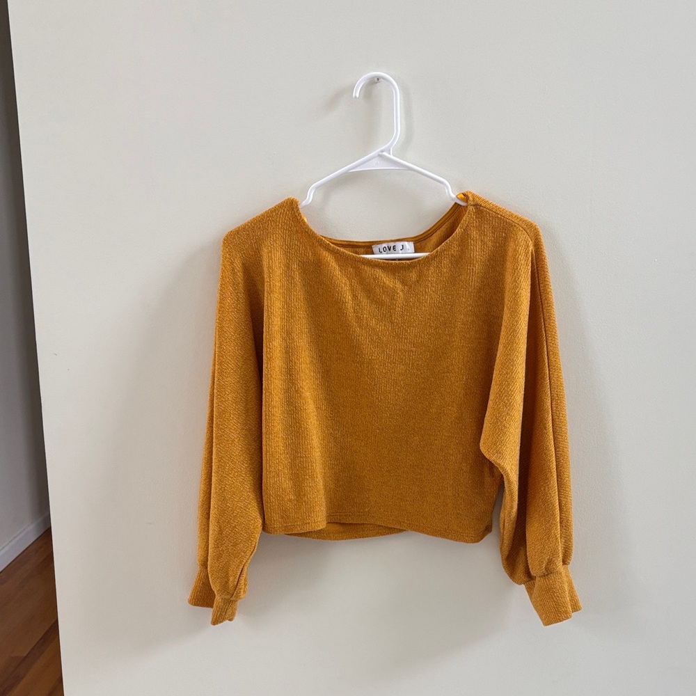 Love J Teen Mustard Sweater